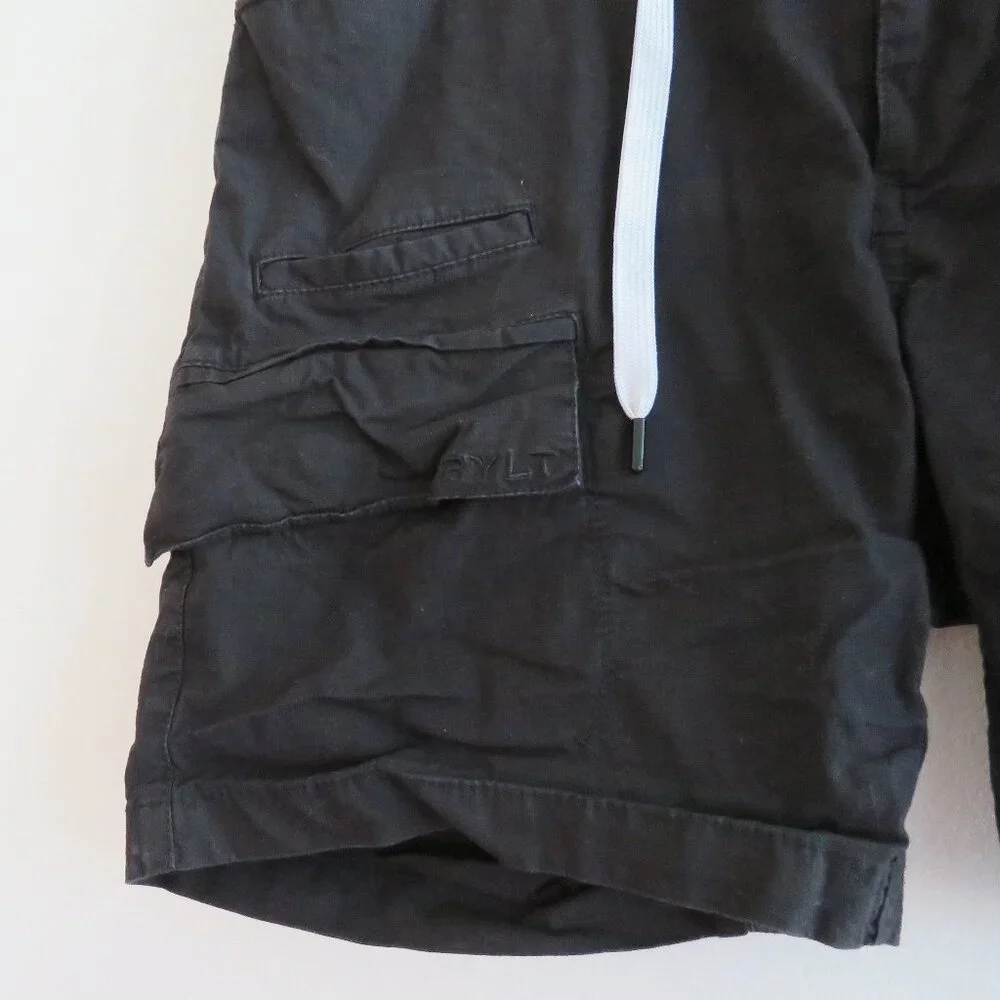 BYLT BASICS Bylt Shorts in Black Cargo Casual - Men's Size M - Picture 9 of 15